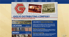 Desktop Screenshot of gigliodistributing.com