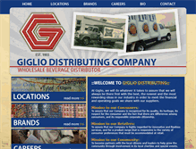 Tablet Screenshot of gigliodistributing.com